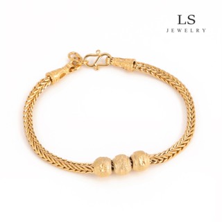 LS สร้อยข้อมือแฟชั่นคลาสสิกเกาหลี 18K Gold Lady สร้อยข้อมือผู้หญิงเครื่องประดับ 514B