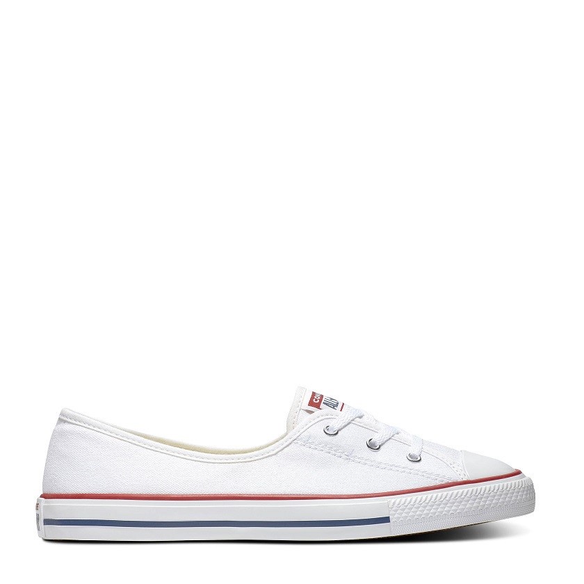 CONVERSE รองเท้าผ้าใบ รุ่น ALL STAR BALLET LACE SLIP WHITE - 566774CF_U0WTXX - สีขาว ผู้หญิง