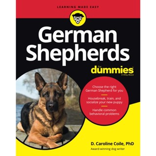 NEW! หนังสืออังกฤษ German Shepherds for Dummies REFRESH [Paperback]