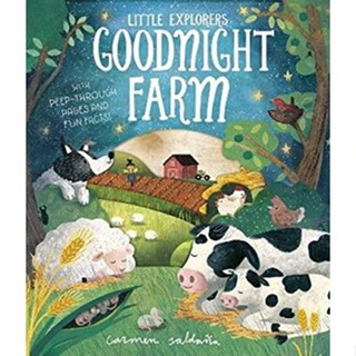 NEW! หนังสืออังกฤษ Goodnight Farm (Little Explorers) (Board Book) [Hardcover]