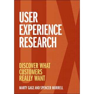 NEW! หนังสืออังกฤษ User Experience Research : Discover What Customers Really Want [Paperback]