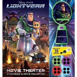 NEW! หนังสืออังกฤษ Disney Pixar: Lightyear Movie Theater Storybook &amp; Projector (Movie Theater Storybook) [Hardcover]