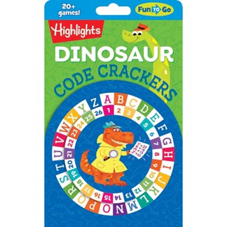 NEW! หนังสืออังกฤษ Dinosaur Code Crackers [Paperback]