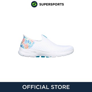 SKECHERS Hands Free Slip-ins™: GO WALK 6™ - Tropical Bay รองเท้าลำลองผู้หญิง รองเท้าผ้าใบ