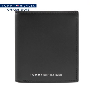 Tommy Hilfiger กระเป๋าสตางค์ผู้ชาย รุ่น AM0AM10621 BDS -  สีดำ