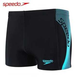 🔥 โปรโมชั่นใหญ่ 🔥Speedo กางเกงว่ายน้ำบ็อกเซอร์ชายการฝึกอาชีพป้องกันคลอรีนแห้งเร็วกางเกงว่ายน้ำรัดรูปขนาดใหญ่ชุดว่ายน้ำ