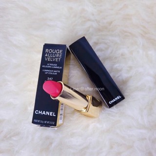 🖌️ [พร้อมส่ง] ลิปสติก ROUGE ALLURE VELVET No. 347-CAMELIA FUCHSIS 👄CHANEL แท้ ‼️ นำเข้าจากญี่ปุ่น 📌