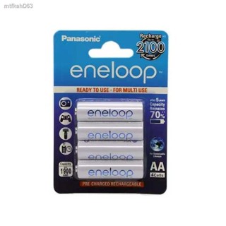 Panasonic eneloop ถ่านชาร์จ AA1900mAh/AAA 800 mAh Rechargeable Battery（1 แพ็ค 4 ก้อน）（รับประกันหนึ่งเดือน）