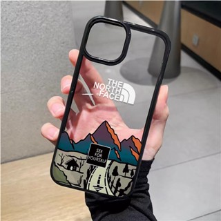 เคสโทรศัพท์มือถืออะคริลิคใส แบบแข็ง ลาย North Road สําหรับ iphone 14 pro Max 11 13 12 7Plus 8 X XS Max