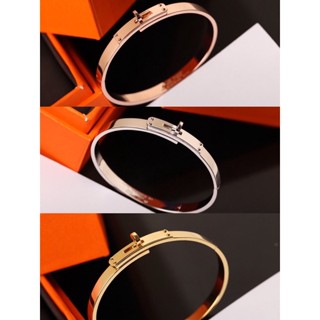พรี​ ราคา4300 Hermes kelly Bangles ผู้หญิง​ สร้อยข้อมือ