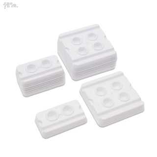 【Ready Stock】50Pcs Dental Disposable Adhesive Mixing Wells Applicator Trays Model 2 /4 Holes