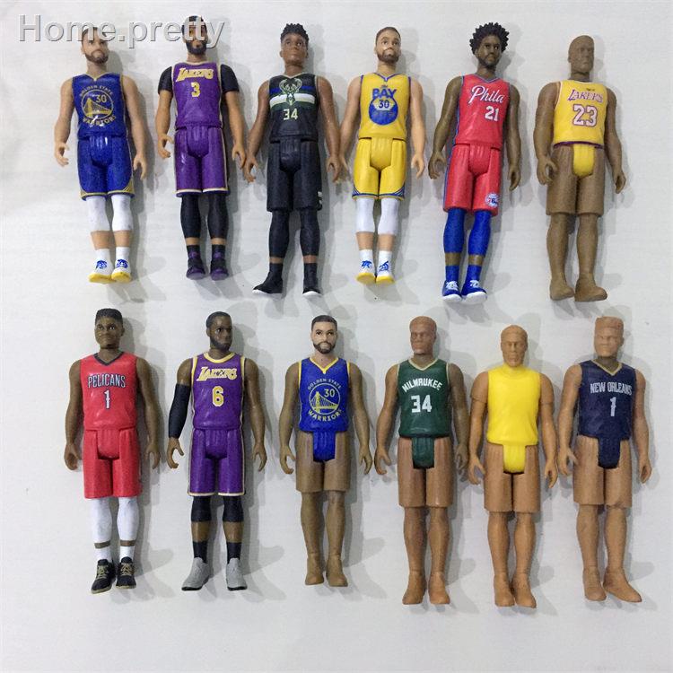 ฟิกเกอร์ดาราบาสเก็ตบอล NBA 3.75 นิ้ว movable figure Kobe Bryant Jordan Curry Harden SUPER7