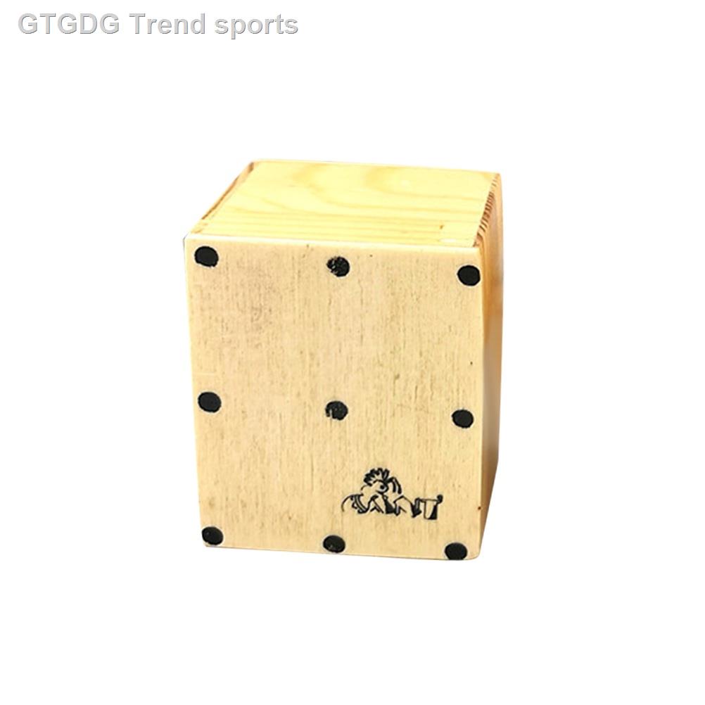 ✽✜⊙♥ Percussion Beat Box Kids Musical Instruments Sand Hammer Box Wooden Percussion Box Beat Cajon D