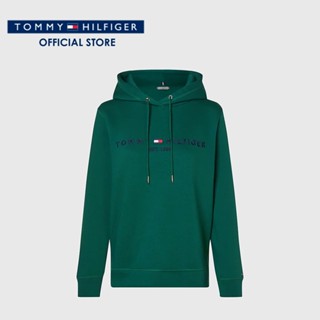 Tommy Hilfiger เสื้อสเวตเตอร์ผู้หญิง รุ่น WW0WW26410 L4O - สีเขียว