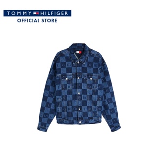 Tommy Hilfiger เสื้อแจ็คเก็ตผู้ชาย รุ่น DM0DM15185 1A5 - สีน้ำเงิน