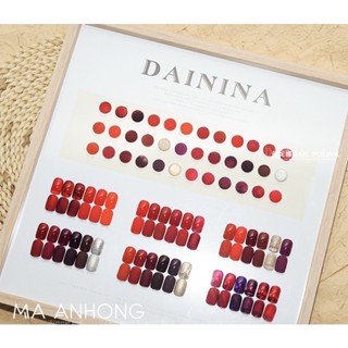 สีเจล โทนแดง DAININA 36 สี+ฟรีชาทสี🔥PRE🔥