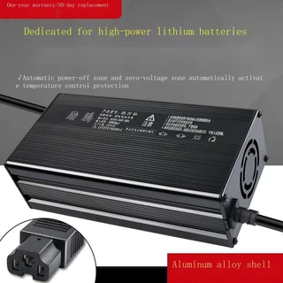 เครื่องชาร์จแบตเตอรี่ลิเธียมไฟฟ้า อลูมิเนียม พลังงานสูง 48V60V72V8A10A15A