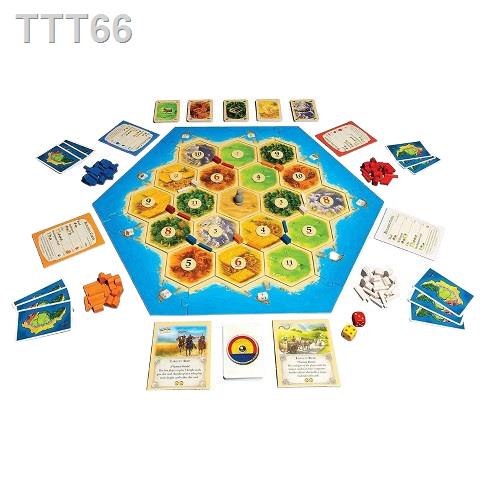 ﹍㍿Catan 5th Edition นักบุกเบิกแห่งคาทาน ภาษาไทย ภาษาอังกฤษ Board Game บอร์ดเกมแท้! พร้อมซอง!