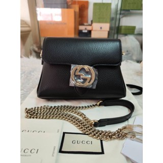 🎉🔥โปร 1 ใบสุดท้ายNew GUCCI Interlocking Shoulder Bag  mini size***สนใจเช็คสต๊อกก่อนค่ะ