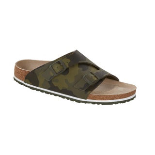 Birkenstock รองเท้าแตะ ผู้ชาย รุ่น Zürich สี Desert Soil Camouflage Green - 1015522 (regular)