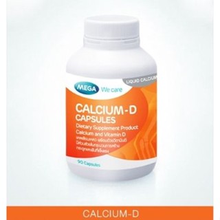 Mega Calcium-D 1500mg. 60 แคปซูล