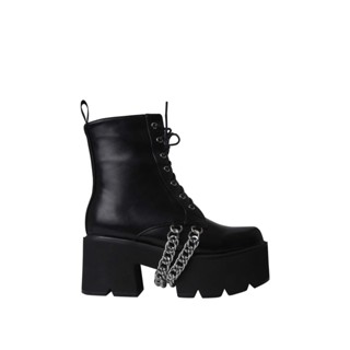 Villains SF YVONI Platform Combat Boots รองเท้าบูทผู้หญิง