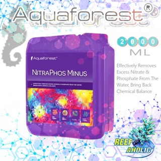 Aquaforest NitraPhos Minus 2000 ML อาหารเสริมอันทรงพลังต่อแบคทีเรีย