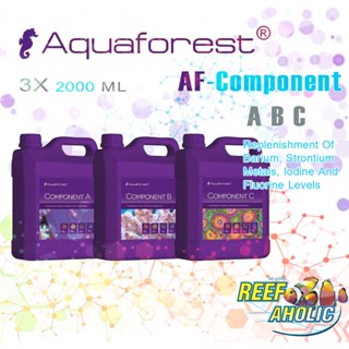 Aquaforest Component A-B-C ขวด 2000 ml. แร่ธาตุรองสำหรับตู้ปลาทะเล ถ้ารองไม่ดีแล้วหลักจะดีได้อย่างไร มาใช้กันเตอะ