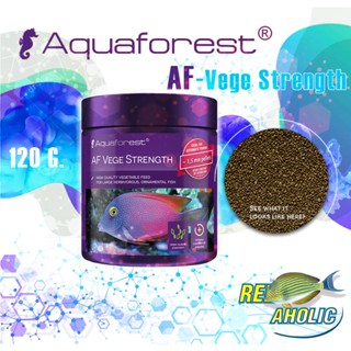 Aquaforest Vege Strength 100g อาหารปลาที่อุดมไปด้วย วิตามิน หลายสิบชนิด เพื่อให้สุขภาพปลาแข็งแรง และสีสันสดใส