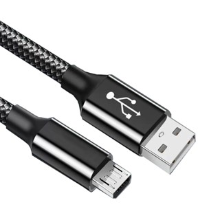 สายชาร์จข้อมูล Android micro usb แบบพกพาและสายชาร์จแบบถักเร็วสายชาร์จโทรศัพท์มือถืออเนกประสงค์สายชาร์จขุมทรัพย์