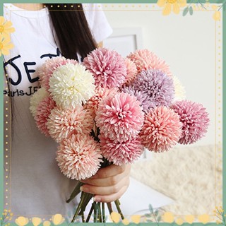✿ดอกแดนดิไลอ้อนประดิษฐ์ ลูกบอลหนาม สําหรับตกแต่งงานแต่งงาน ตั้งโต๊ะ DIY 1 ชิ้น