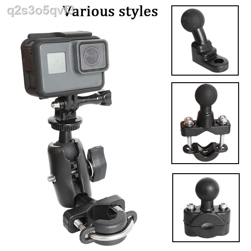 For GoPro 9 8 Motorcycle Handlebar Holder Yi 4K Rear Mirror RAM Mount for Sony SJCAM go pro DJI Osmo