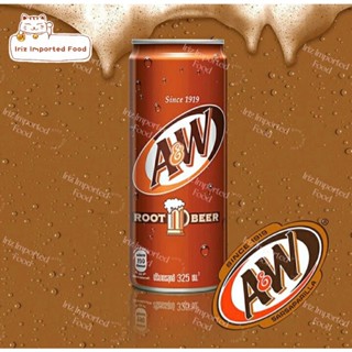 เครื่องดื่มรูทเบียร์ A&amp;W Root Beer Drink 325ml