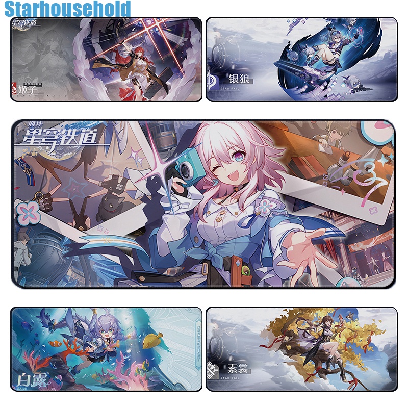 แผ่นรองเมาส์ ขนาดใหญ่ 90 ซม. สําหรับเล่นเกม Honkai:Star Rail