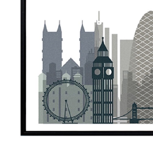 Chic Republic ภาพติดฝาผนัง รุ่น BIG BEN II/40x50 - รูปที่ 2