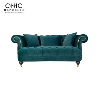 Chic Republic NOTREDAME/2 โซฟา 2 ที่นั่ง - สี เขียว , น้ำตาลอ่อน