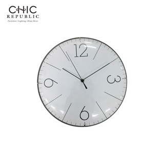 CHIC REPUBLIC ACHILLA,นาฬิกาติดผนัง  - สี ดำ