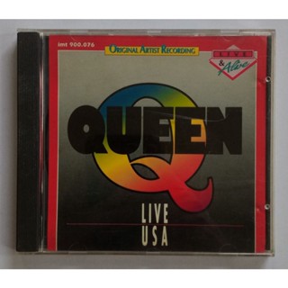 ซีดีเพลง QUEEN Live USA (Live/Concert) *RARE* CD Music