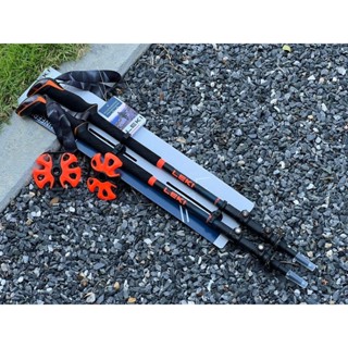 Leki Sherpa Lite สี Neonorange - Black - Deniable ไม้เท้าเดินป่า