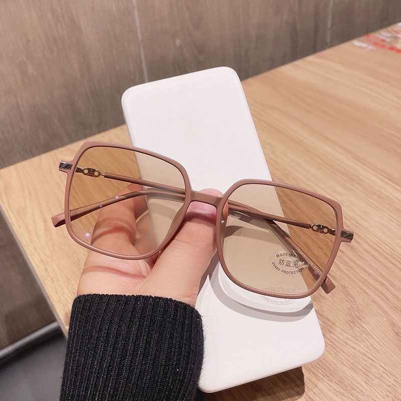 Tr90 สายตาสั้น แว่นตาสายตาสั้น (0 ถึง 600) + เลนส์อัตโนมัติ + เปลี่ยนสีในแสงแดด 4 สี เลนส์แว่นตาแฟชั่น แว่นตา w