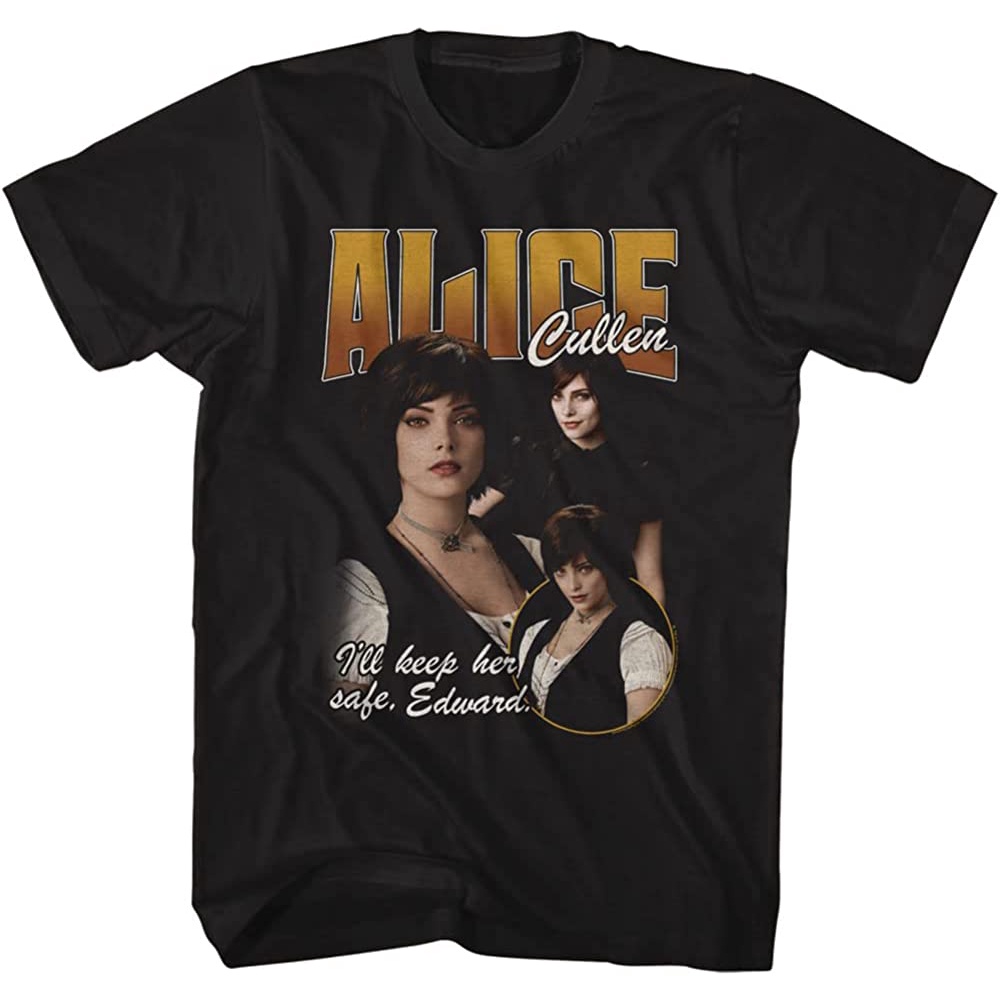 Twilight T Shirt Alice Cullen Men's Short Sleeve T Shirt Vampire Movie Vintage Style Graphic Tees