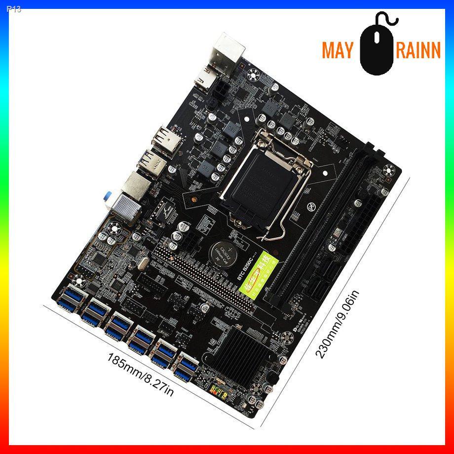 [MN] B250C BTC Mining Mother Board 12 X PCIE To USB3.0 LGA1151 Graphics Card Slot