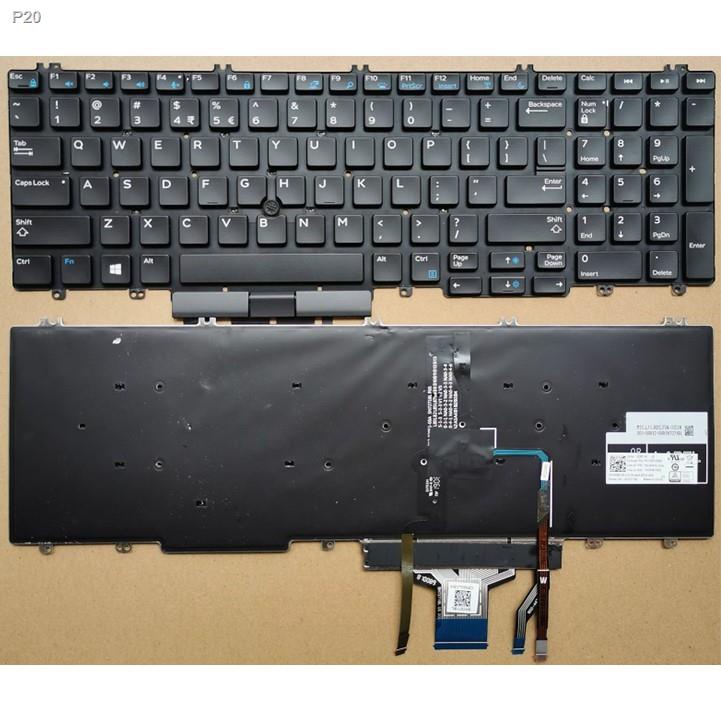 old used notebook keyboard for DELL Precision E7530 M7530 7530 7730 0 7740 7540 laptop keyboard US v