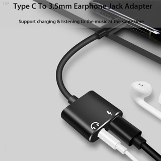 USB Type C To 3.5mm Earphone Jack Adapter Aux Audio Cable Headphone Charger Charging USB-C Converter