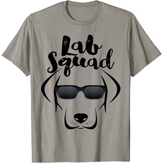 Labrador Dog Gift เสื้อยืด Black Lab Yellow Lab Squad Love Design