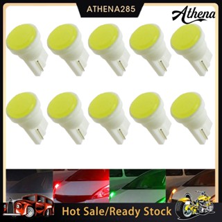 หลอดไฟ 12v t 10 w5 w led สําหรับติดประตูรถยนต์ 10 ชิ้น