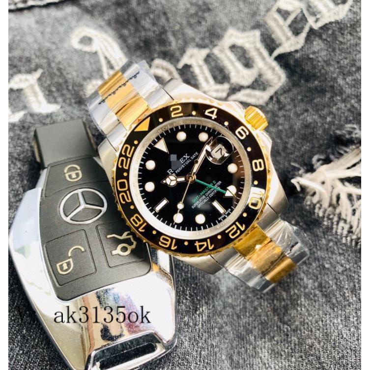 โรเล็กซ์ นาฬิกาผู้ชายญี่ปุ่นนำเข้า Citizen Automatic Movement สายนาฬิกาสแตนเลสสตีล361มีความแม่นยำและไม่ซีดจา40mm
