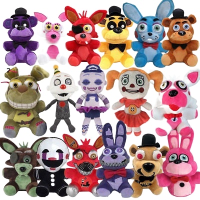 43cm Game Five Nights At Freddy's Plush Warm Pillow Golden Fazbear FNAF  Plush Toys Family Bolster Toys Gifts