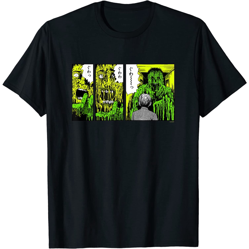 เสื้อยืดพิมพ์ลาย Junji Ito Melting Monster Man