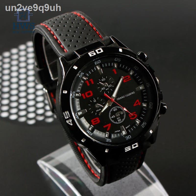 Waterproof Stainless Steel Silicone Sport Watch Quartz watch